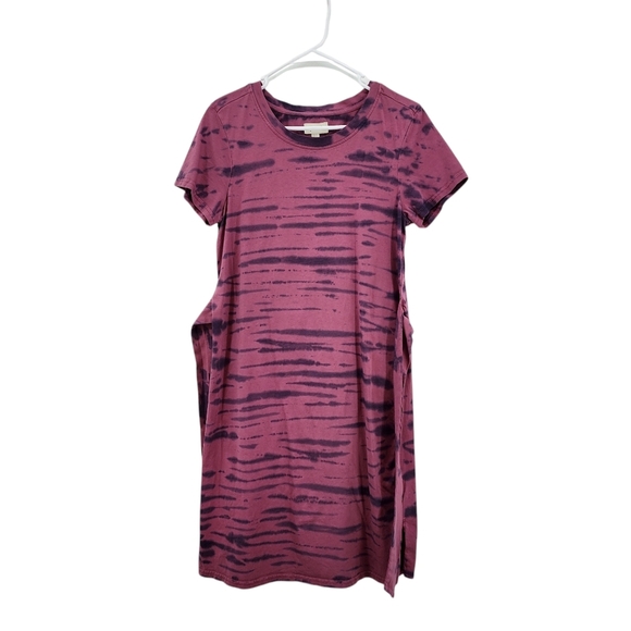 Pact Dresses & Skirts - Pact Women's 100% Organic Cotton Tie Dye Shirt Sleeves Mini Dress - S